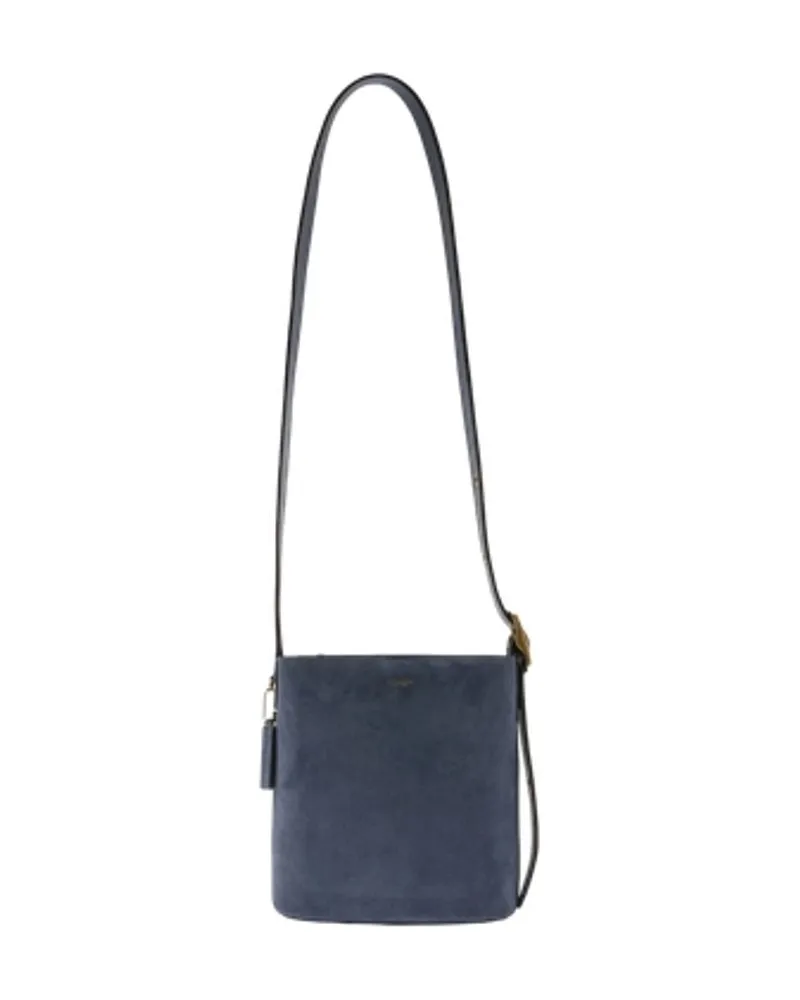 Coach Women's Bleecker 21 Shoulder Bag -  Leather Blue Calfskin Shoulder-Hobo-Bags Blue