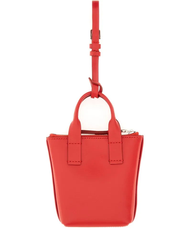 Dolce & Gabbana Red Leather Charm — Red Red