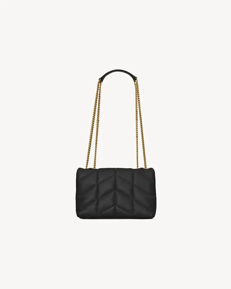 Saint Laurent Unisex Sac Sl H26 Noir Or Black