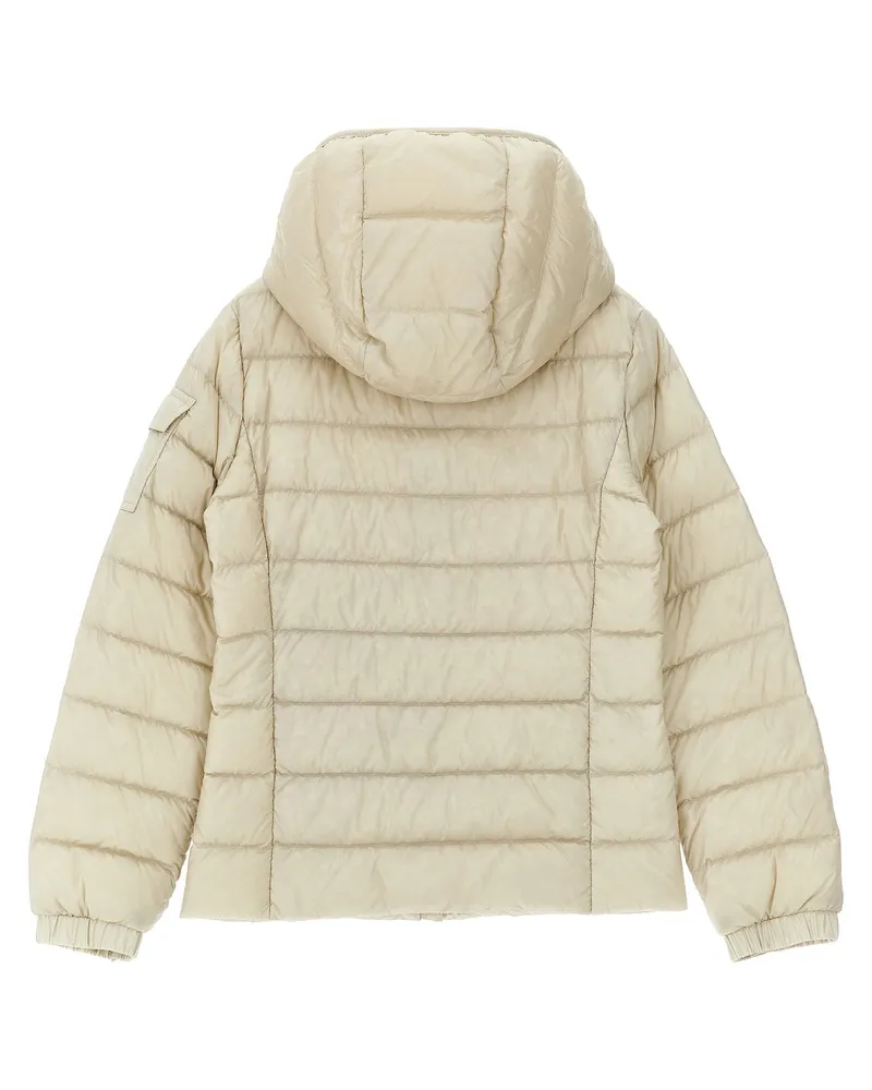 Moncler Down Jacket — Cream Cream