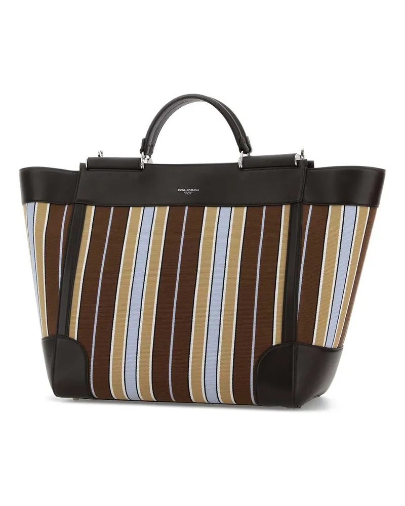 Dolce & Gabbana Multicolormarrone Borse A Mano Bag Black