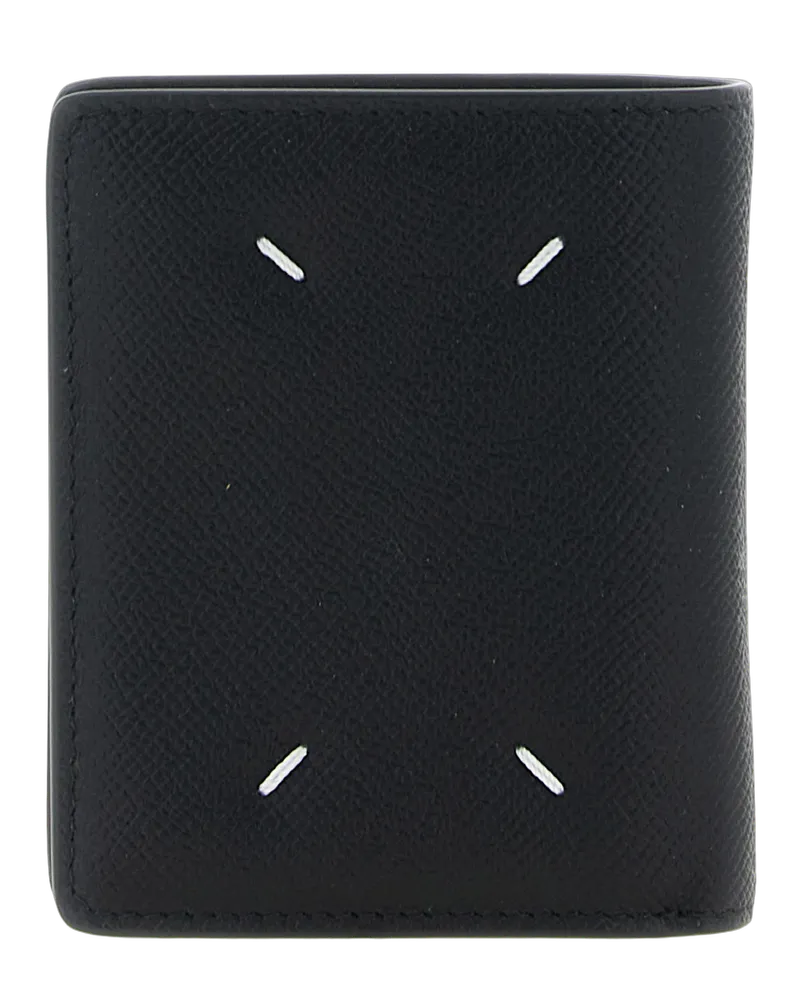 Maison Margiela Men's Black Calfskin Wallet Black
