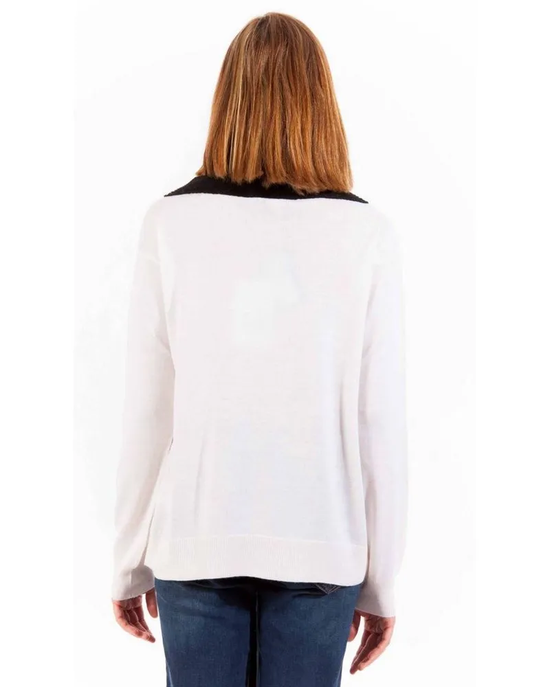 Moschino White Wool Women Sweater Clothing White