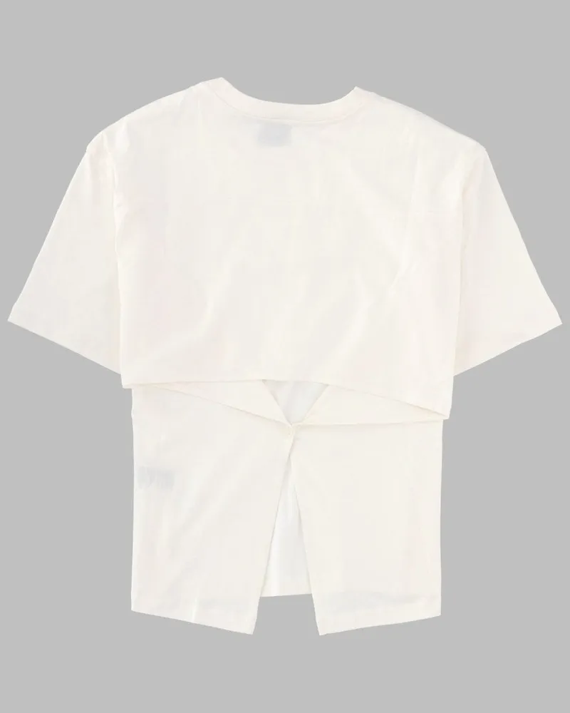 NUDE Cotton T-Shirt — White White