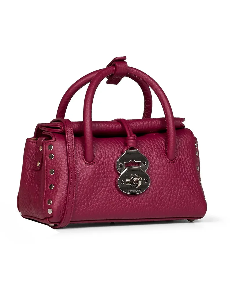 Zanellato Women's Handbag Dotta Baby Fuchsia Bovine Leather Handbags Hand Bags Fuchsia
