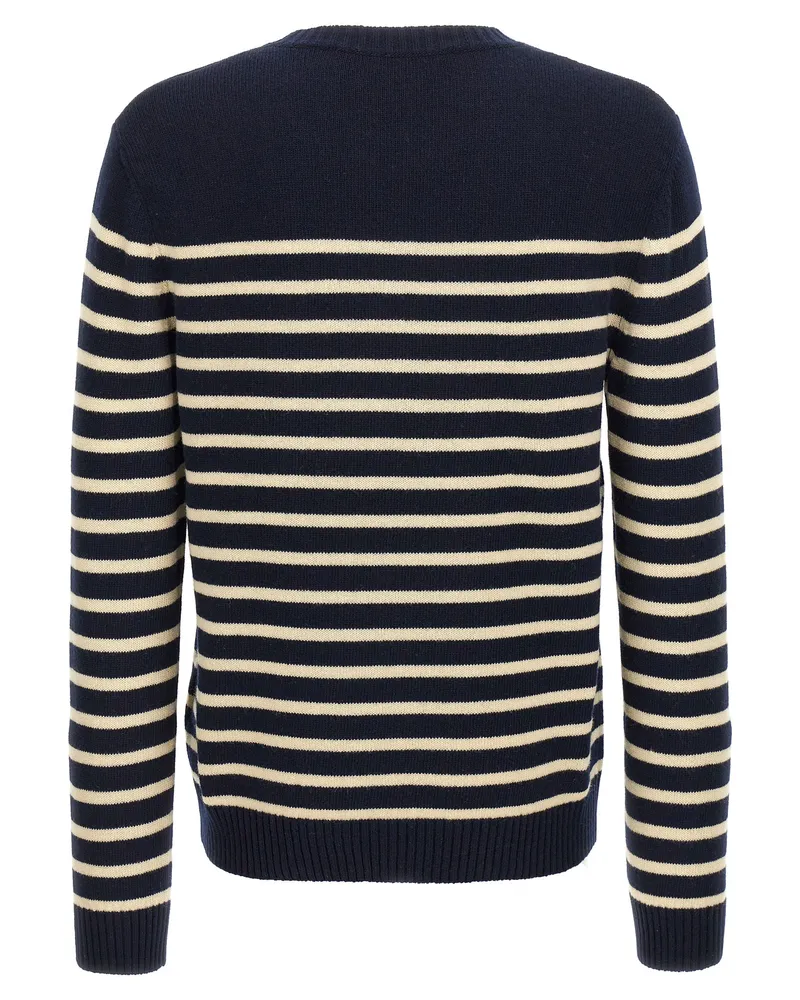 Valentino Garavani Men's Blue Virgin Wool Cardigan Clothing Navy
