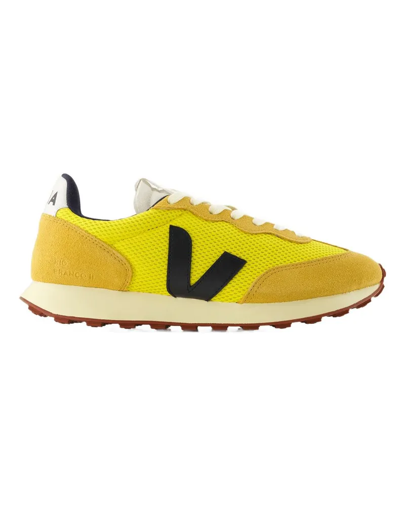 VEJA Men's Rio Branco Ii Sneakers -  Nylon Yellow Shoes Yellow