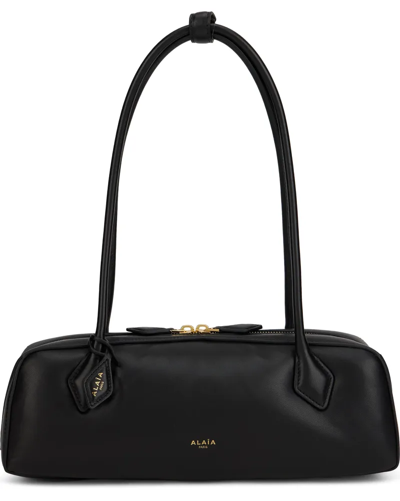 Alaïa Women's Shoulder Bag Le Teckel Leather Black Black