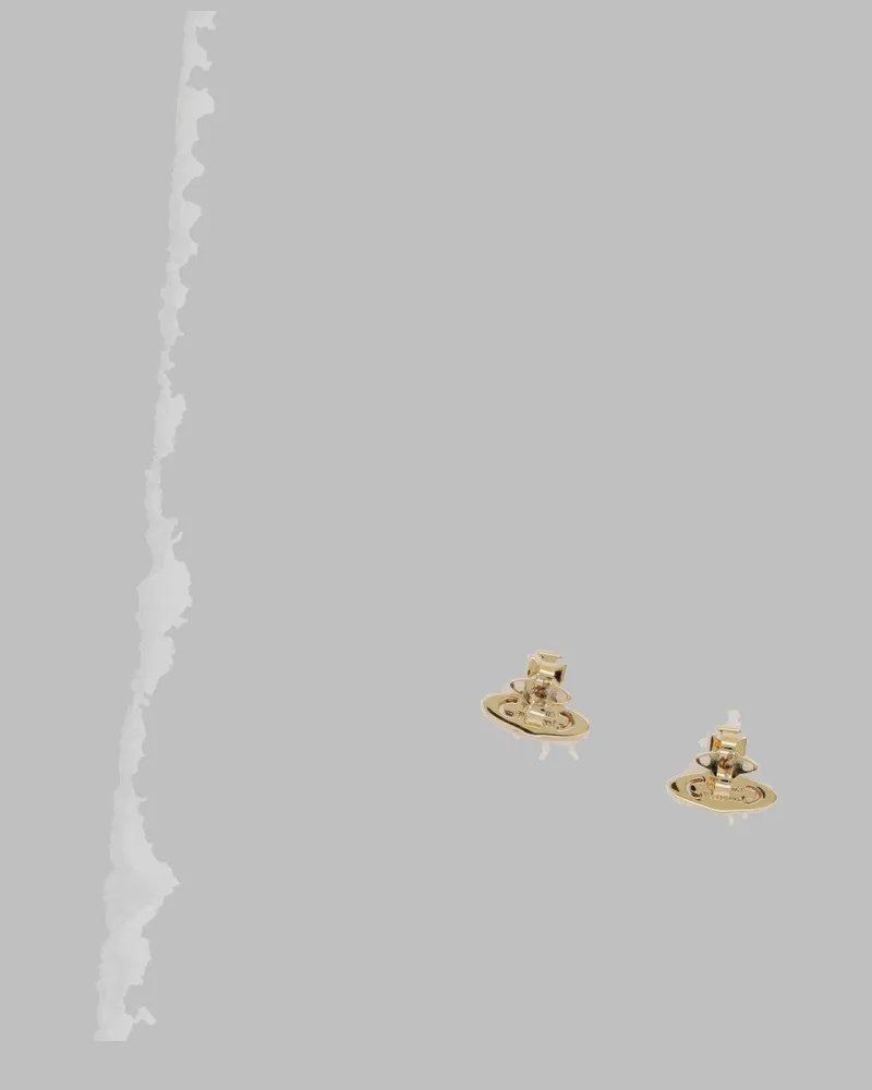 Vivienne Westwood Simonetta Bas Relief Earrings — Gold Gold