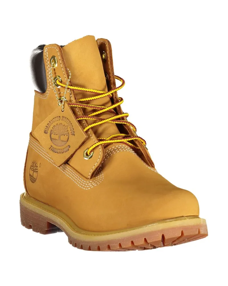 Timberland Nubuck Lace-Up Boot — Yellow Yellow