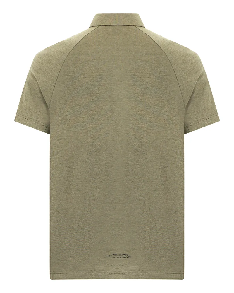 HUGO BOSS Lyocell Slim Fit Polo — Green Green
