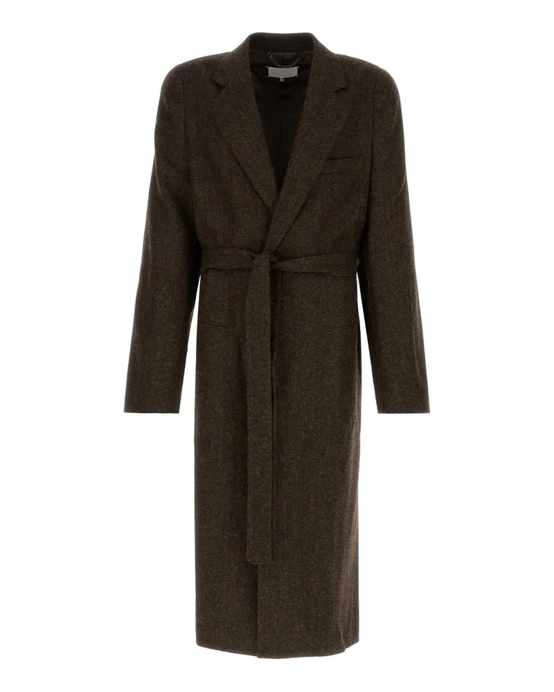 Maison Margiela Wrapped Coat — Brown Brown