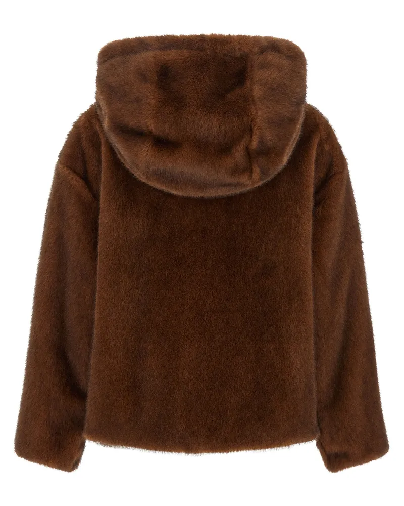 Herno Women's Brown Polyester Bomber Clothing Brown