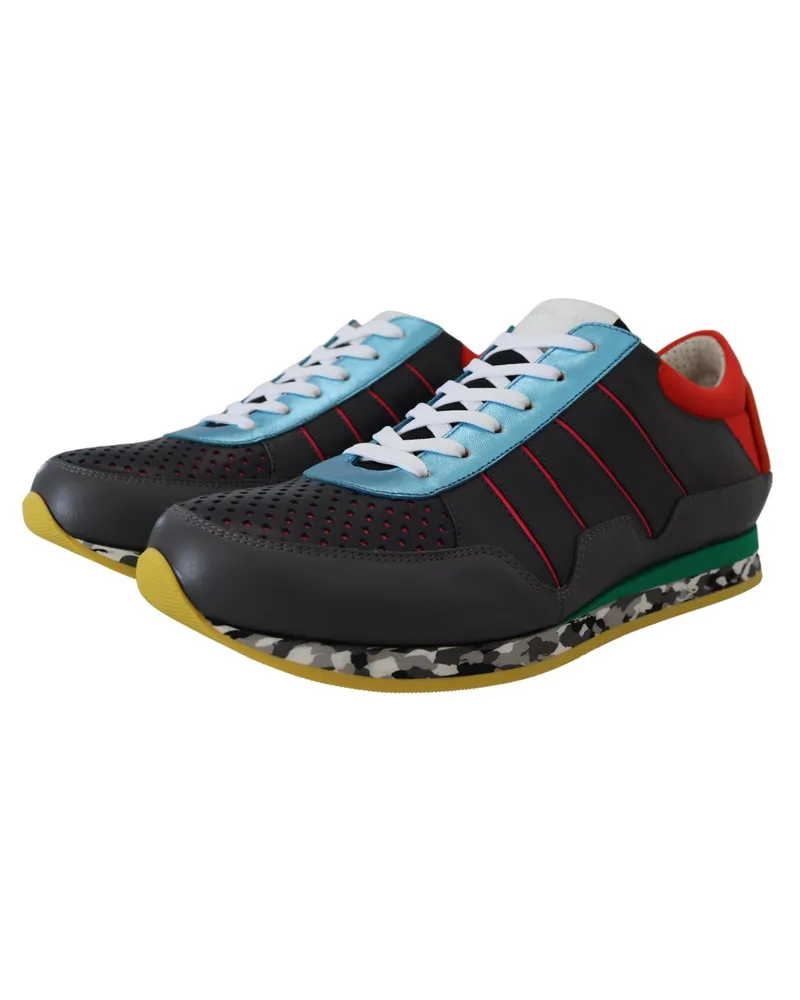 Dolce & Gabbana Men's Multicolor Sport Low Top Shoes Sneakers Multicolor