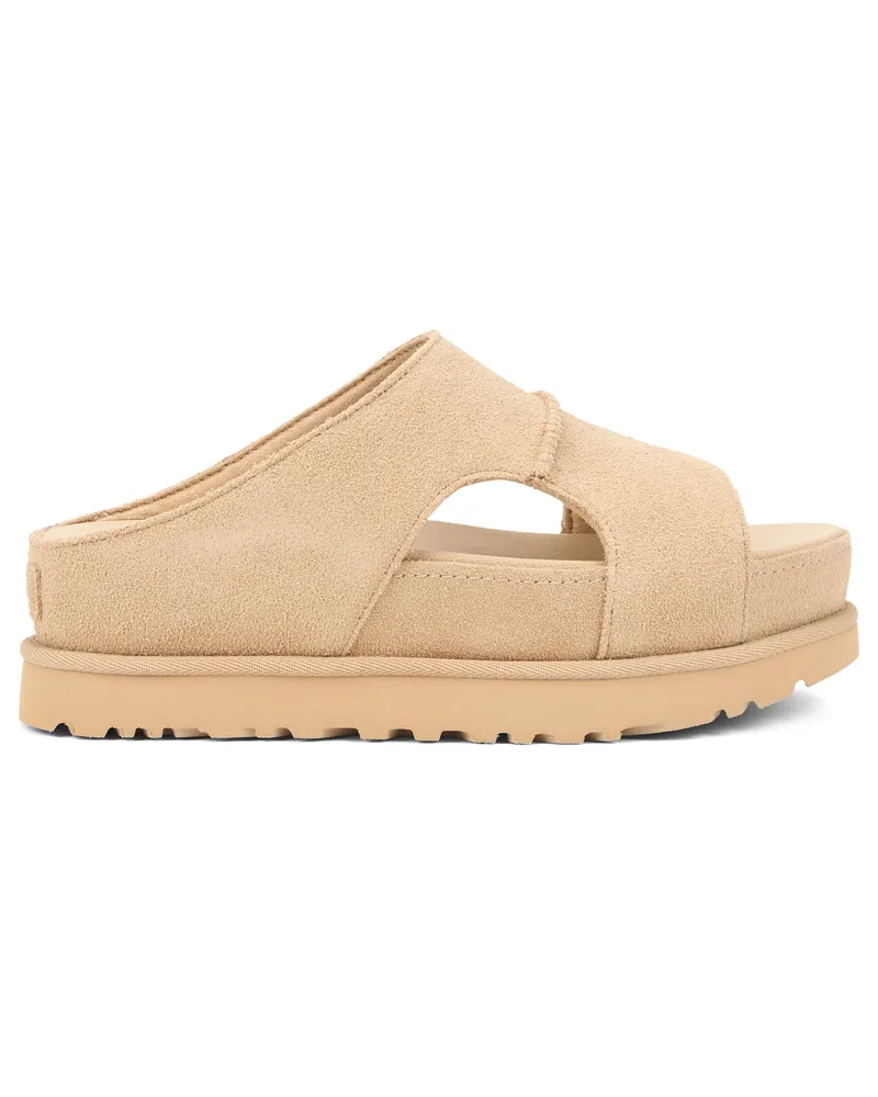 UGG Women's Slippers Goldenstar Hi Sand Polyester Sandal Beige