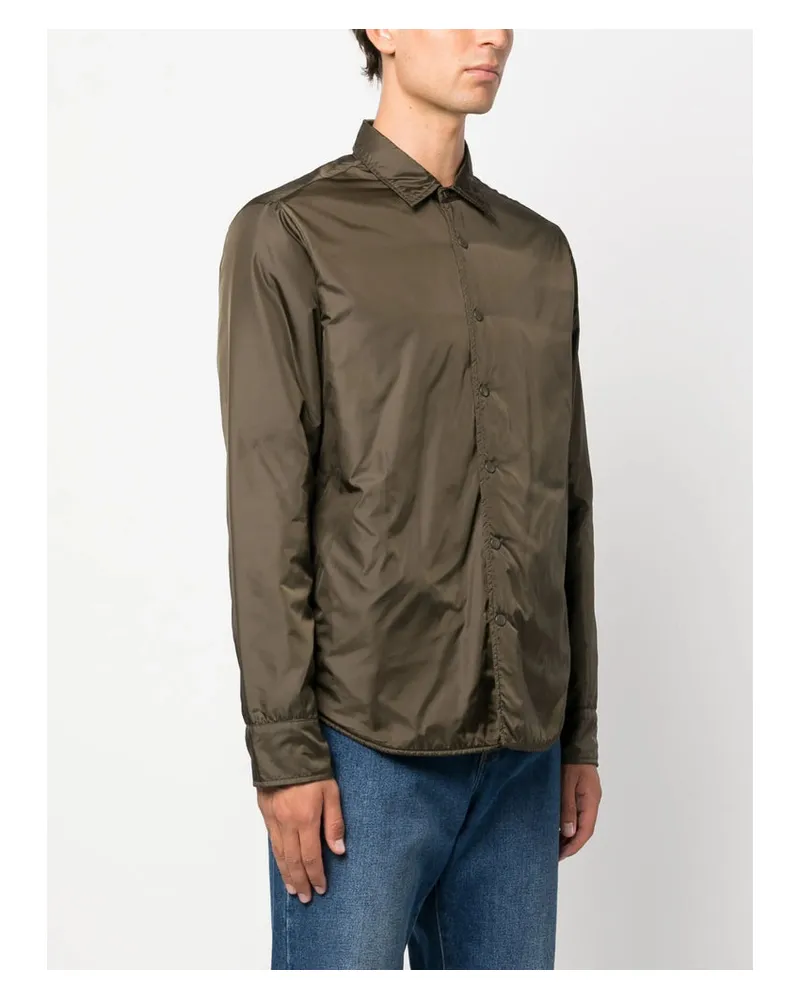 ASPESI Padded Taffeta Jacket — Green Green