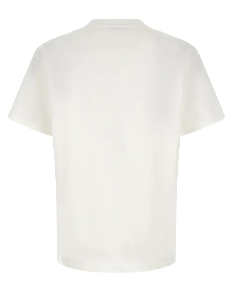 Givenchy Tone-on-Tone Jacquard T-shirt — White White