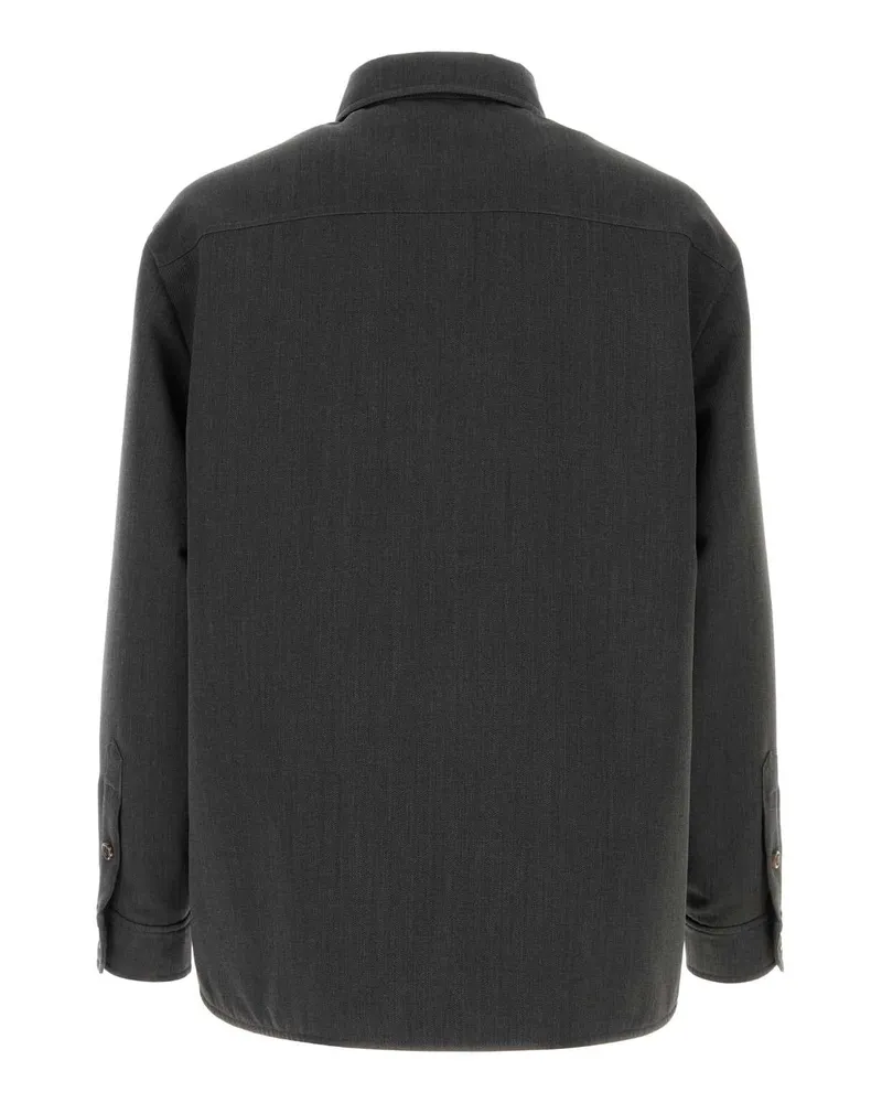 Valentino Garavani Virgin Wool Jacket — Gray Gray