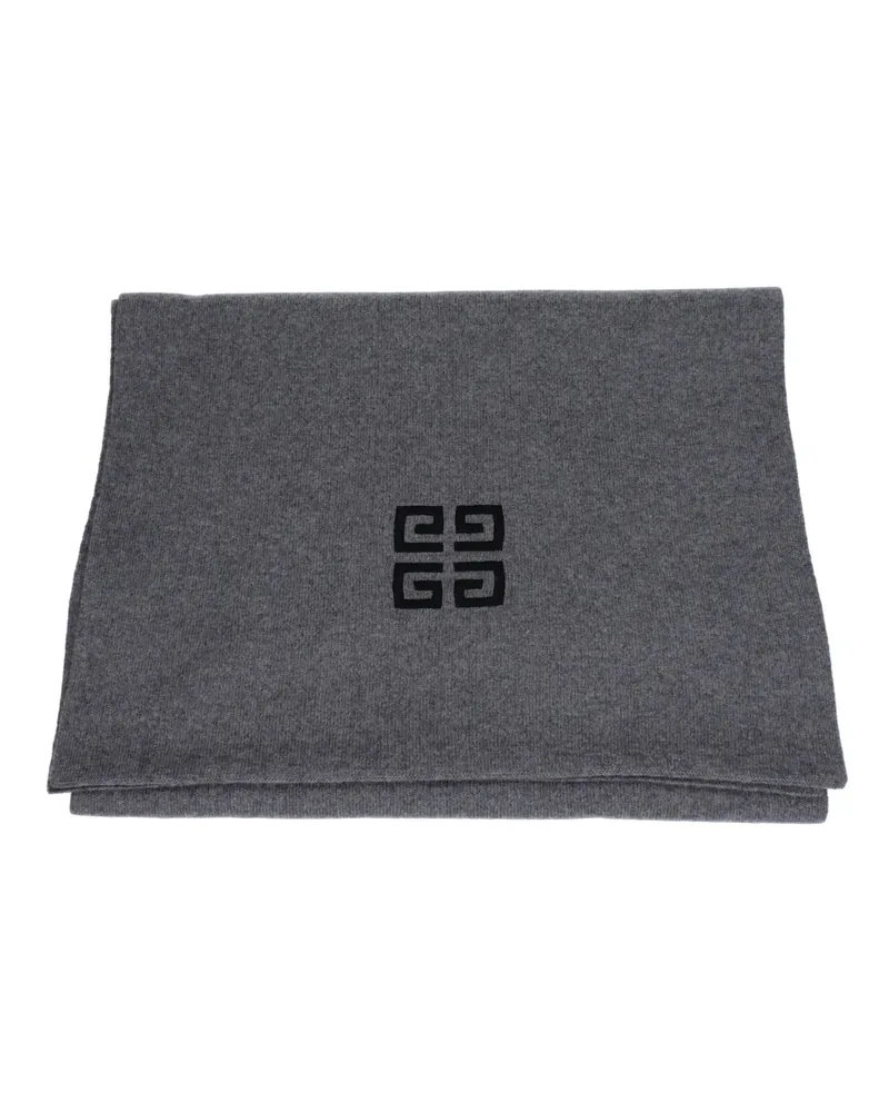Givenchy Men's Gray Wool Scarf Gray