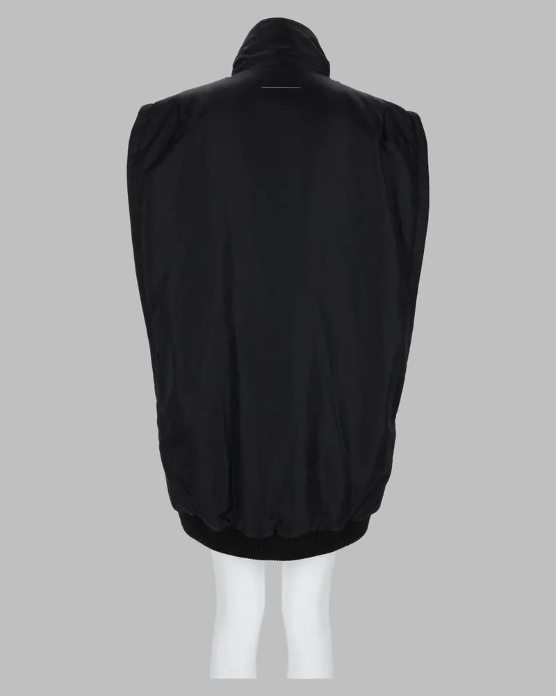 Maison Margiela Technical Polyamide Gilet — Black Black