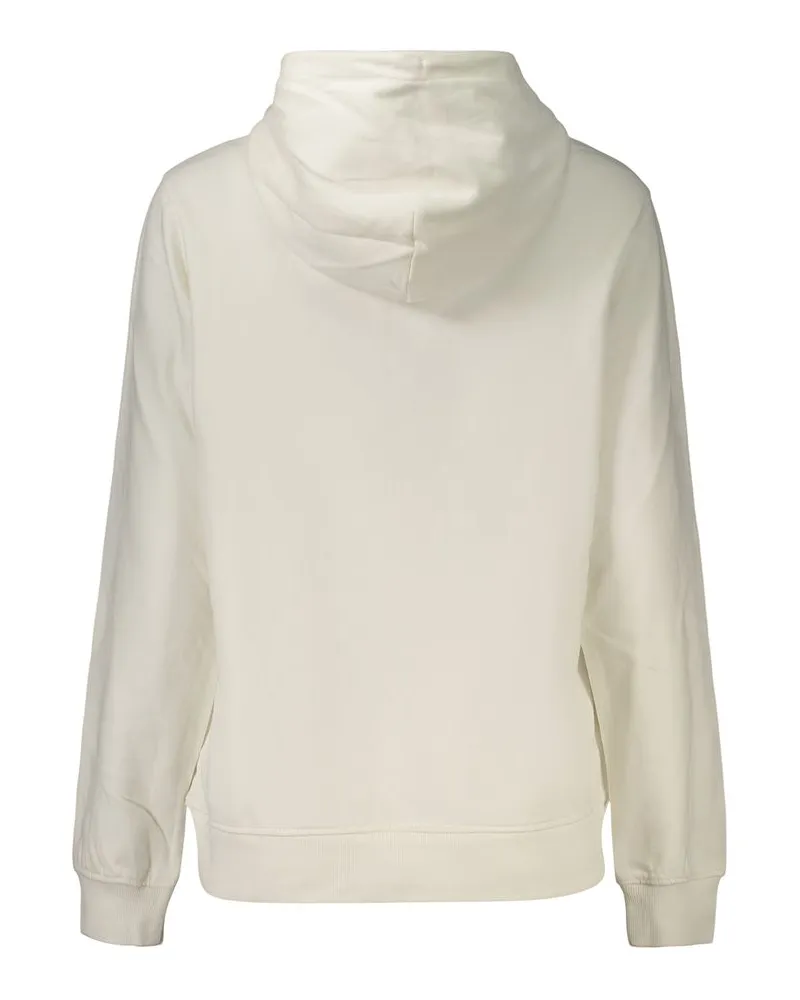 Tommy Hilfiger Cotton Logo-Embroidered Hoodie — White White
