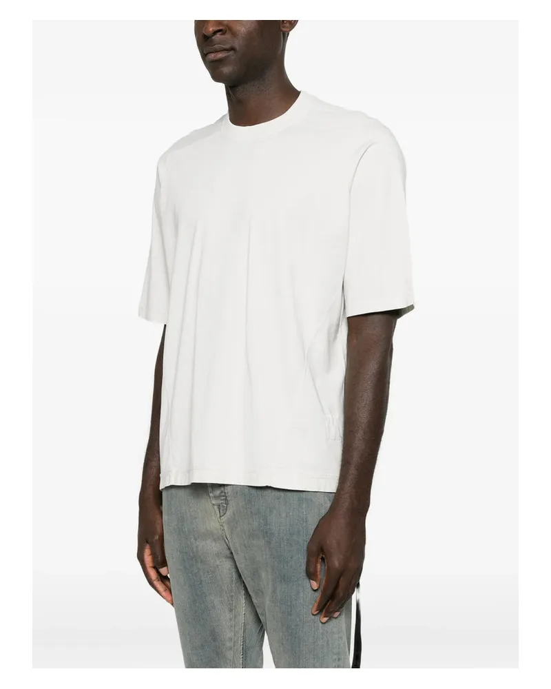 DRKSHDW by Rick Owens Cotton Crew Neck T-Shirt — White White