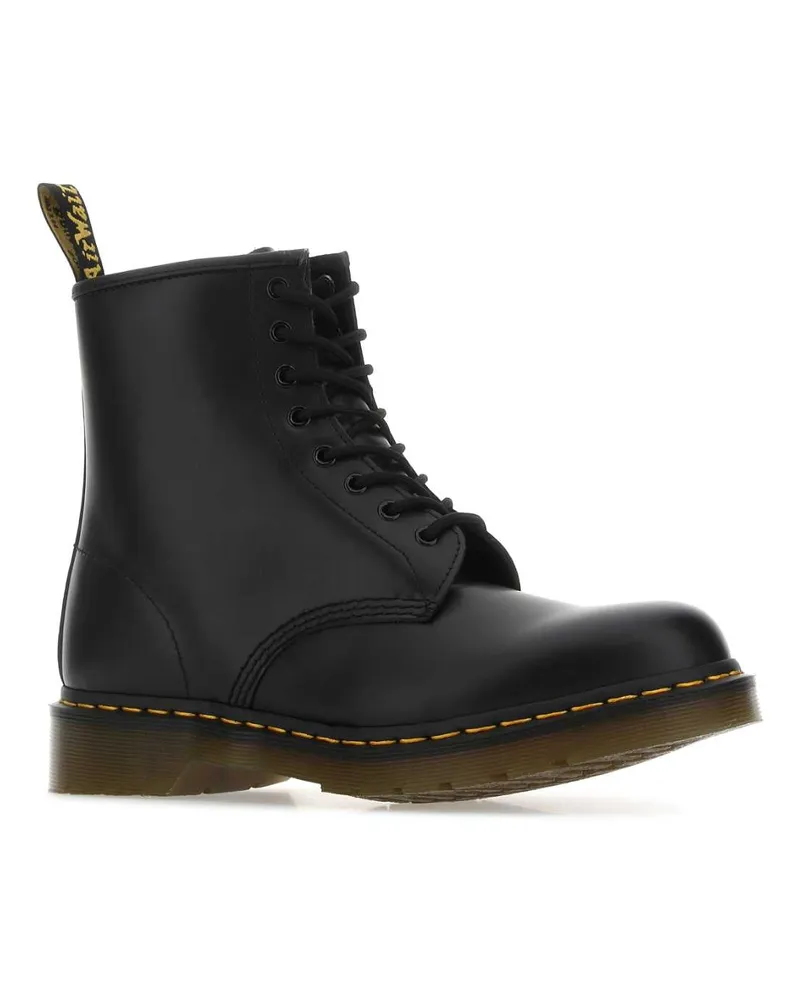 Dr.Martens Smooth Leather Lace-Up Boot — Black Black