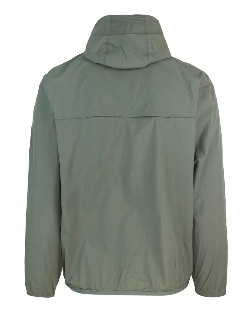 K-Way Men's Jacket Le Vrai 4.0 Claude Green-Blackish Recycled Nylon Green/blackish Green