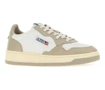 Leatleatwhtfeather Sneaker