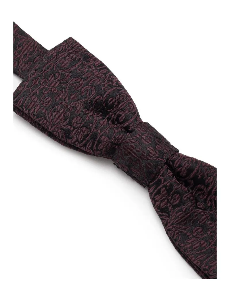 Dolce & Gabbana Men's Black Silk Bowtie Accessory Black