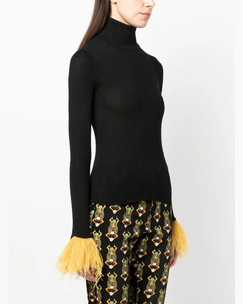 La DoubleJ Women's Sweater Black Cashmere-Silk Black