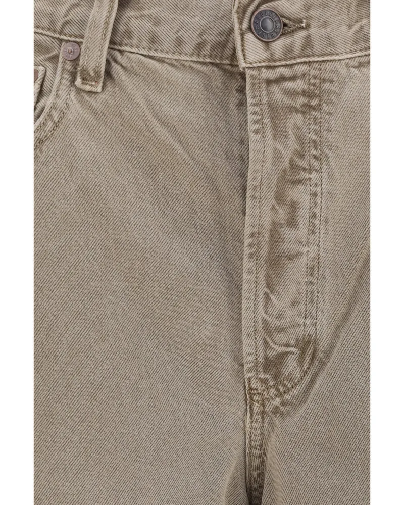 AGOLDE Women's Silk Pants Nanci Grey Cotton Jean Gray