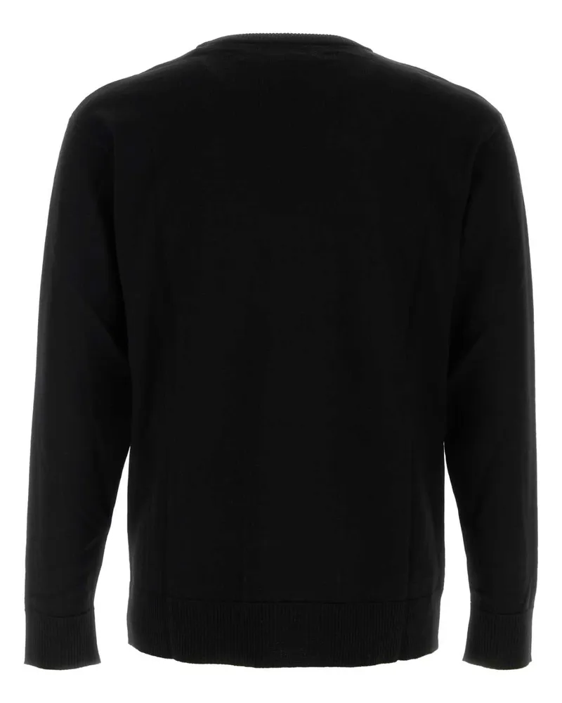 Moschino Men's Black Wool Sweater Fantasianero Exterior: Virgin Maglie Black