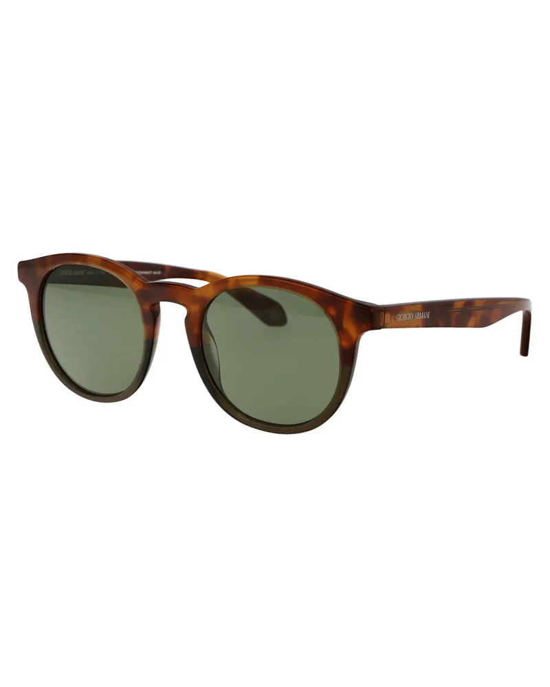 Giorgio Armani Men's Sunglasses Havana Red-Opal Olive Green Acetate Red/opal Brown