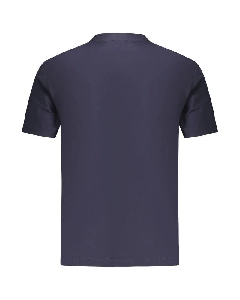 Napapijri Logo-Printed Cotton T-Shirt — Navy Navy