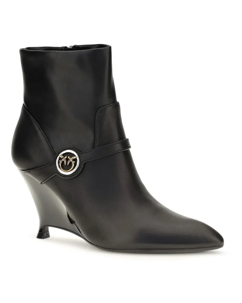 Pinko Gwen Ankle Boot — Black Black