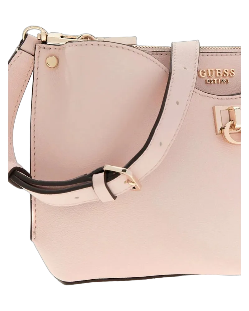 Guess Women's Shoulder Bag Light Rose Polyurethane Shoulder-bags Pink