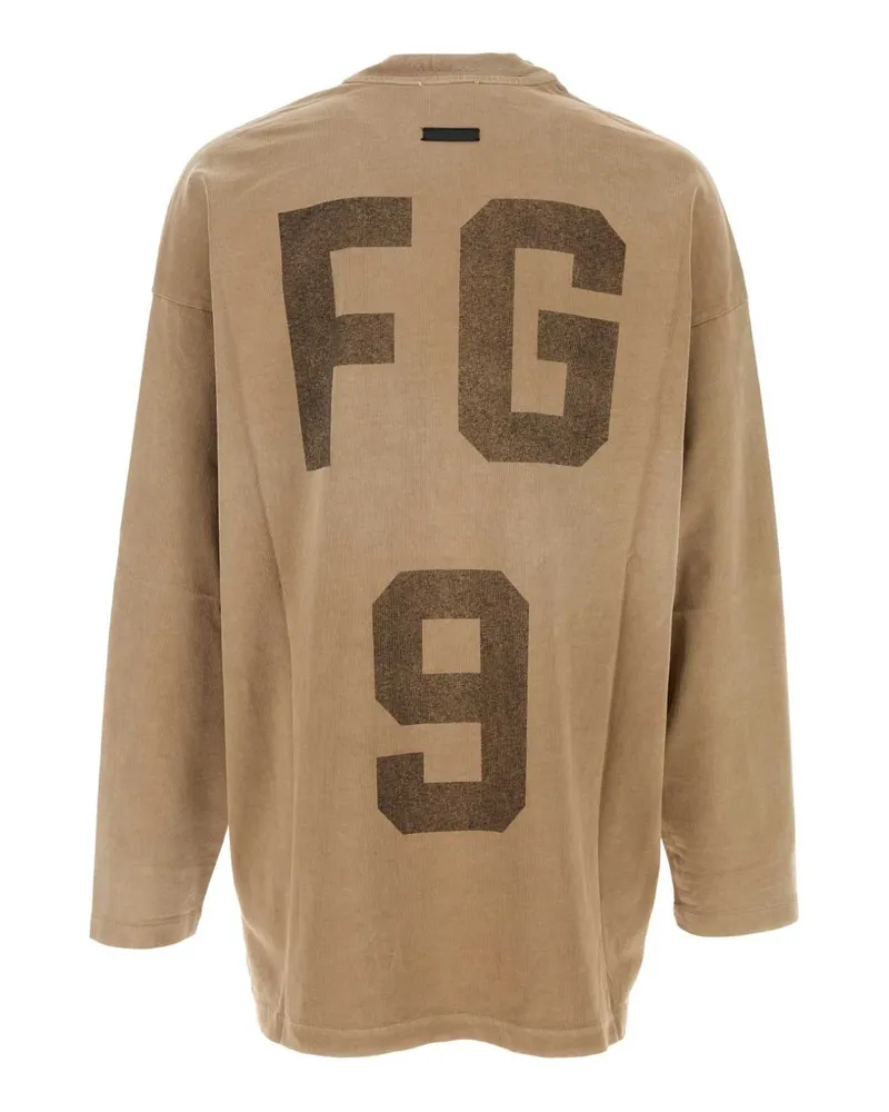 Fear of God Men's Cotton Oversize T-Shirt Beige Beige