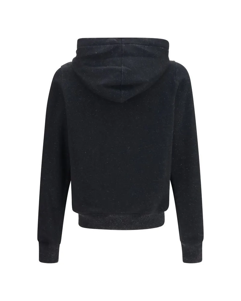 Rick Owens Men's Black Cotton Sweatshirt Clothing Black
