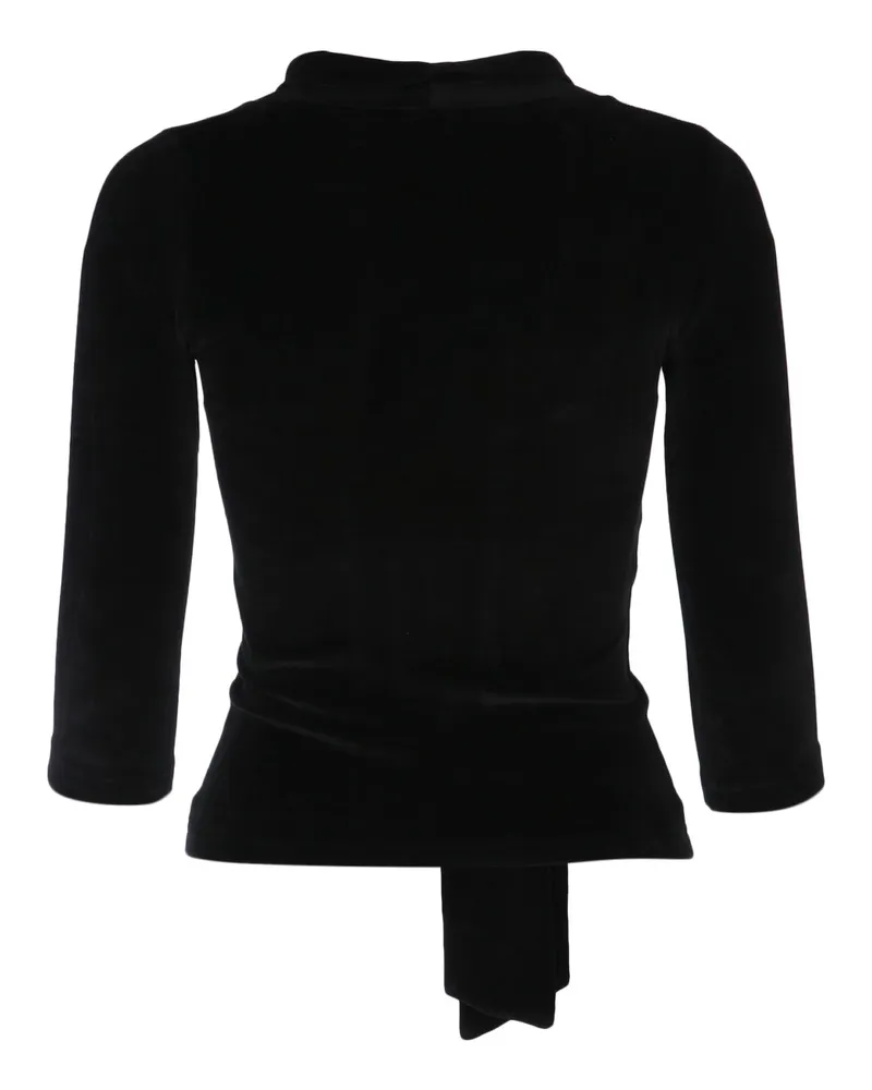 Balenciaga Women's Scarf Turtleneck Black Maglieria Sweater Black
