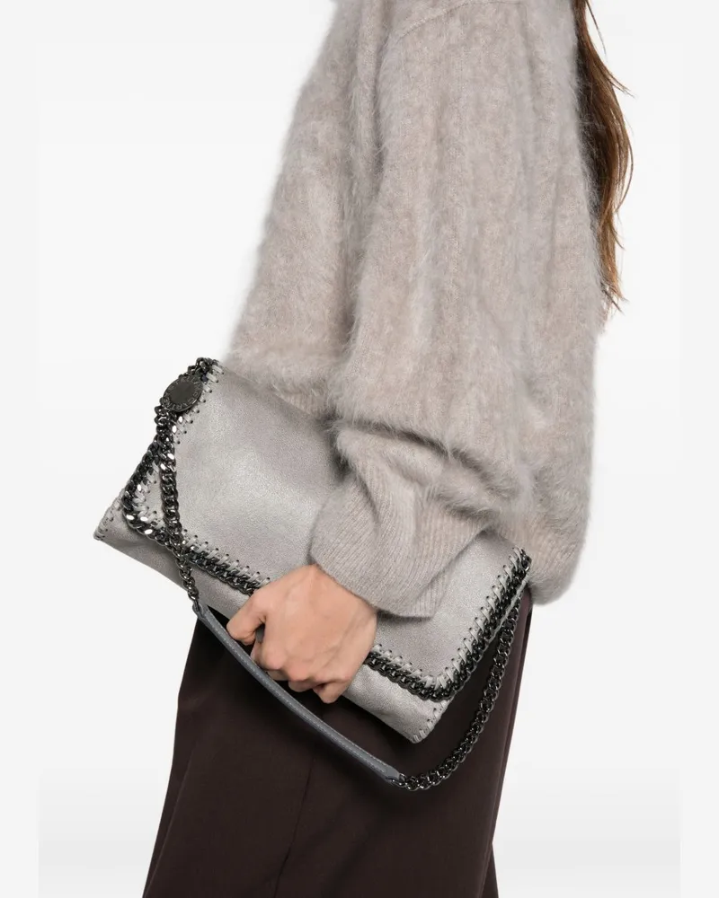 Stella McCartney Falabella Clutch — Grey Grey