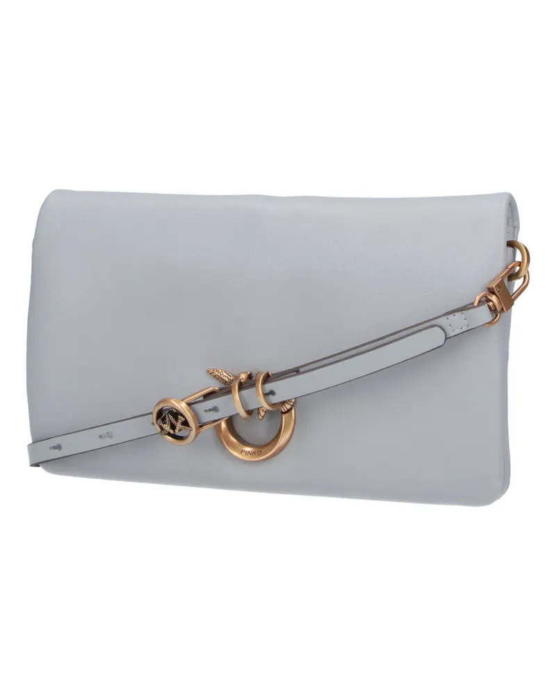 Pinko Women's Bags Grey Leather Gray
