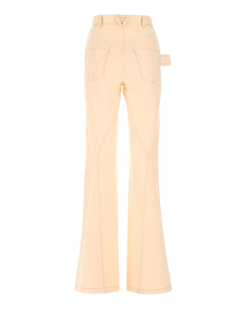 Bottega Veneta Pink Exterior: Cotton Pantaloni Trousers Pink