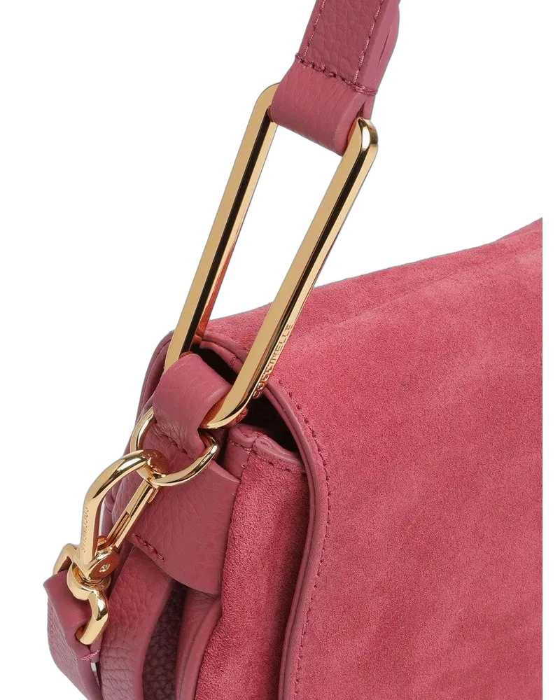 Coccinelle Women's Shoulder Bag Rosewood Cow Leather Shoulder-bags Rose