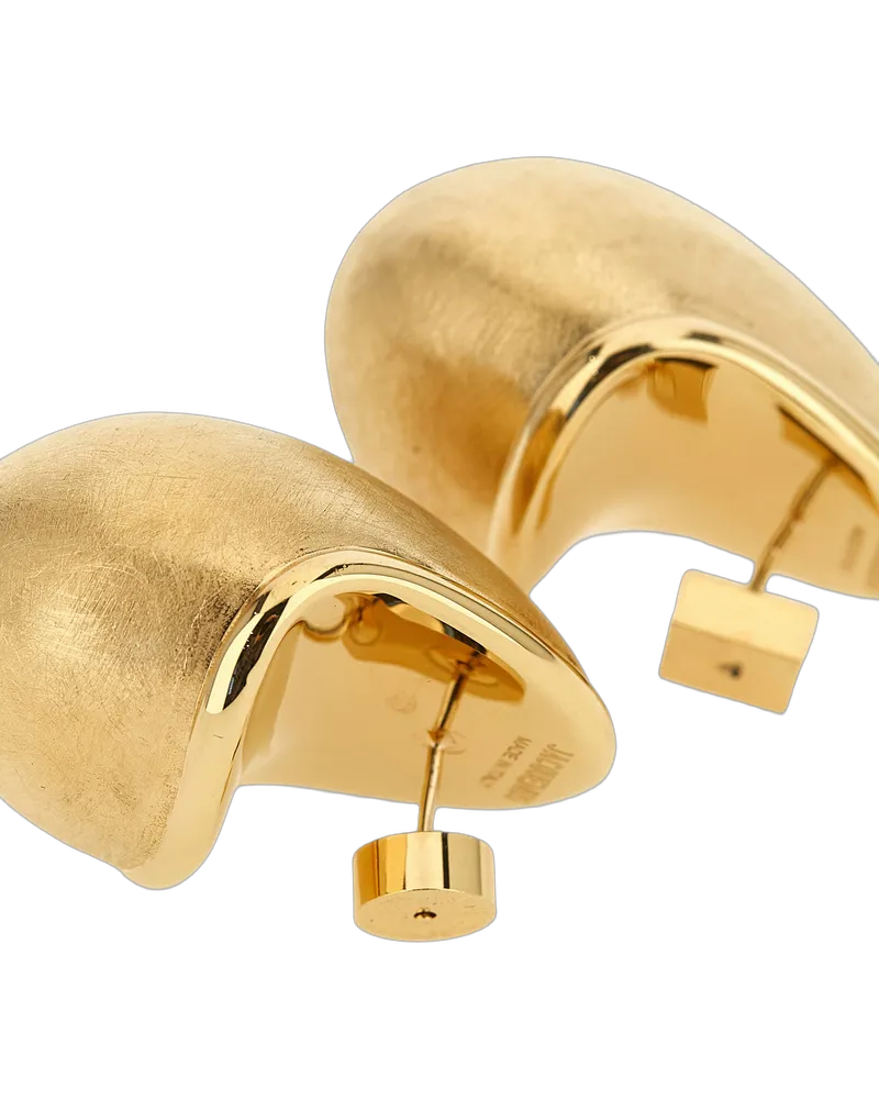 Jacquemus Women's Gold Copper Earrings Gold