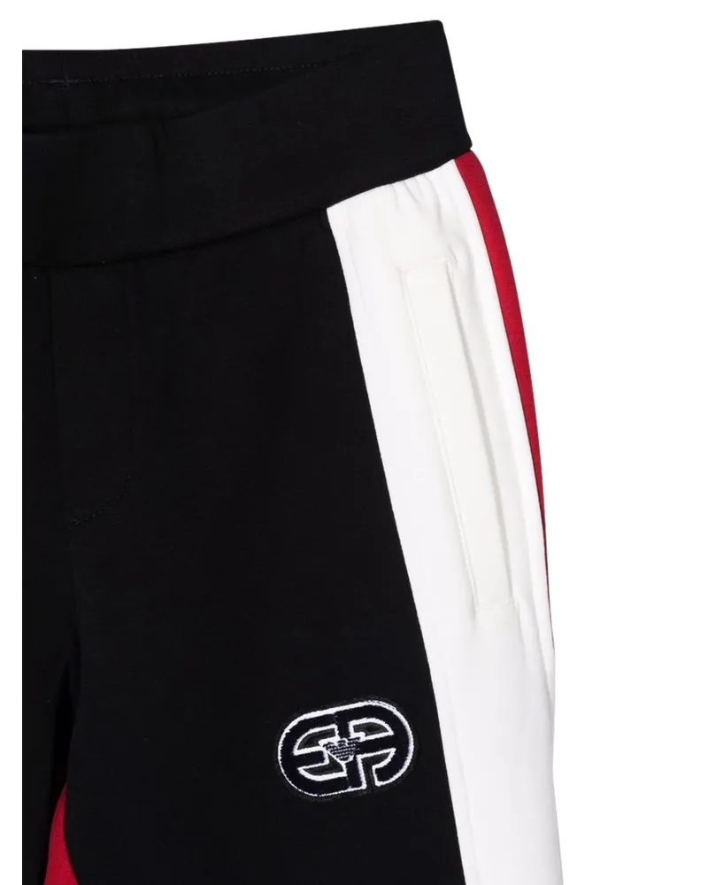 Emporio Armani Cotton-Stretch Trousers — Multicolor Multicolor