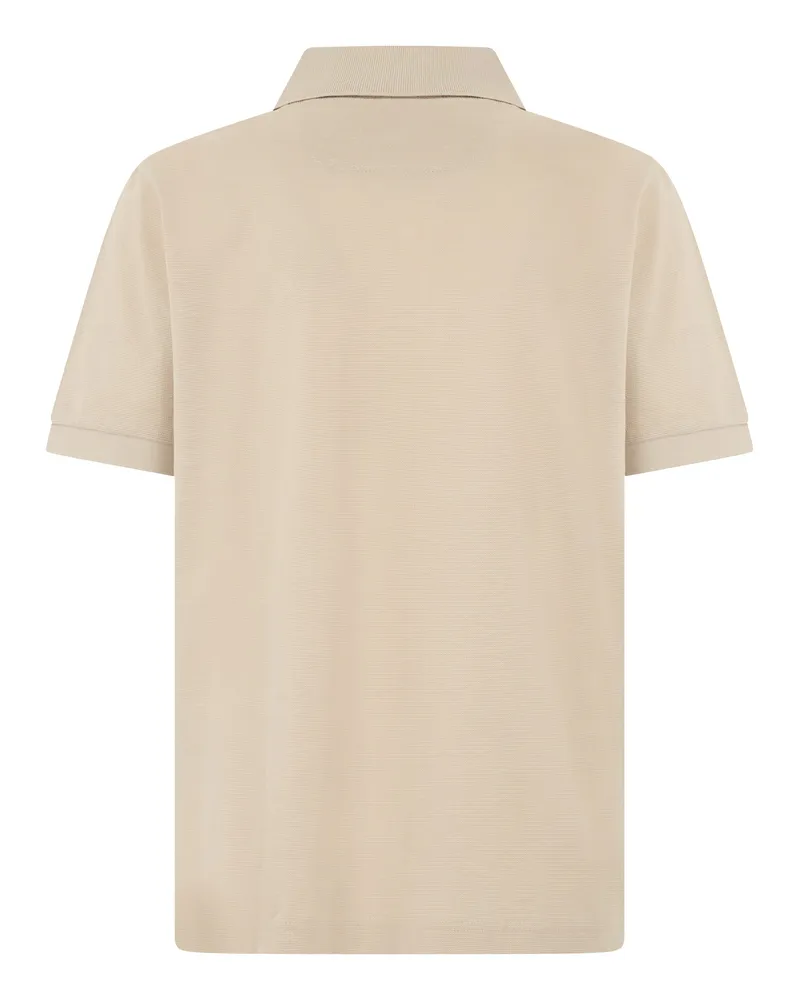 HUGO BOSS Men's Short-Sleeve Polo Shirt Beige Cotton T-shirts And Polos Beige