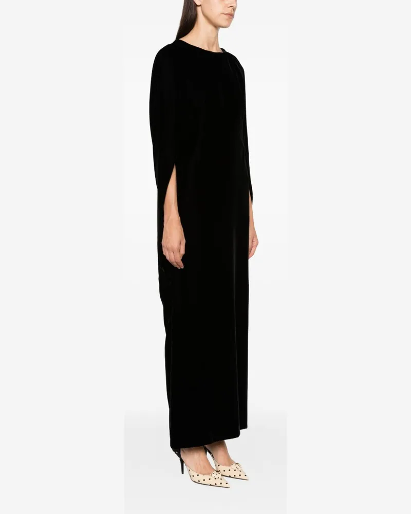 032c Velvet Dress — Black Black