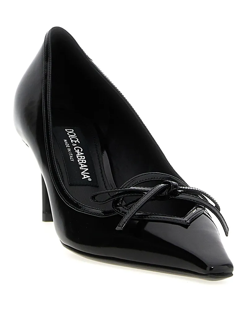Dolce & Gabbana Women's Pump Black Calfskin Leather Black