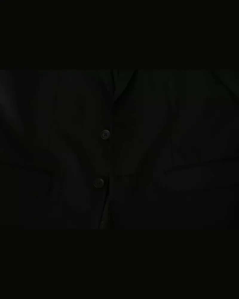 Dolce & Gabbana Men's Black Wool Slim Fit Notch Jacket Blazer Polyester Clothing Black